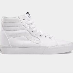 VANS Canvas Sk8-Hi True White Shoes size 7W